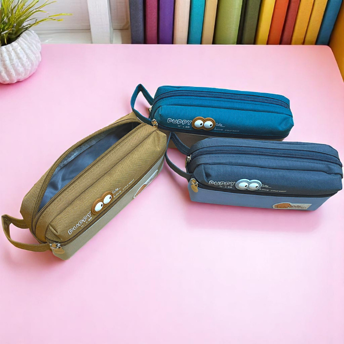 Hộp Bút Học Sinh Vải Canvas Lớn