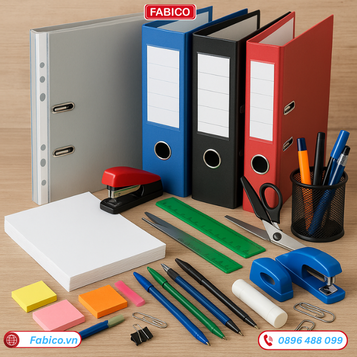 Các loại văn phòng phẩm phổ biến đặt giao nhanh 2 giờ