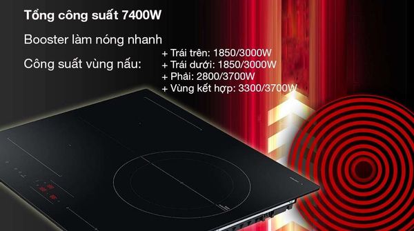 Hiệu suất bếp từ samsung