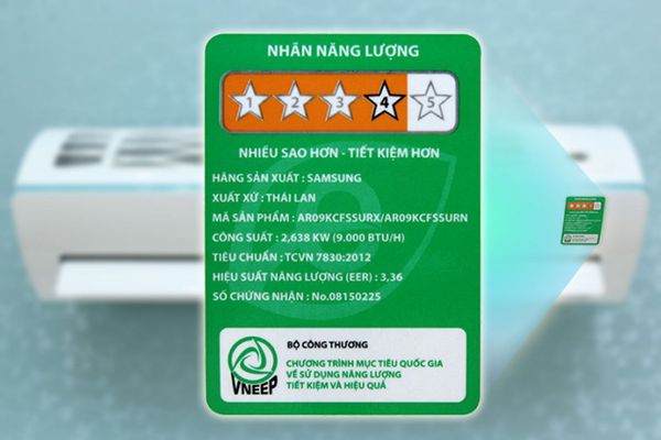 nhãn năng lượng khi mua đồ điện máy