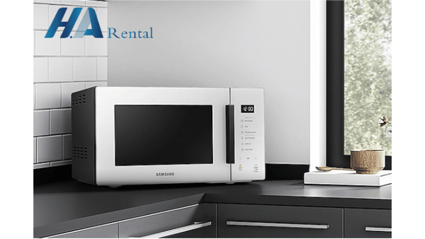 Lò Vi Sóng Bespoke -Chiên Nướng Không Dầu Grill Fry, Màu Trắng