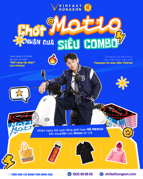 CHỐT MOTIO, NHẬN COMBO 