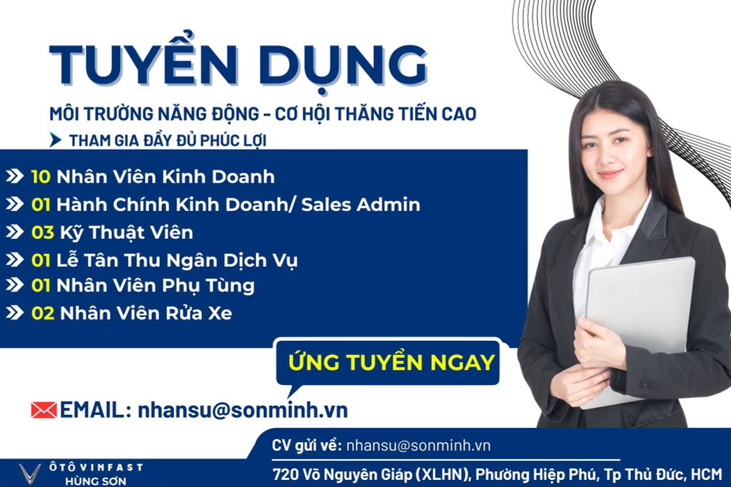 Ô TÔ VINFAST HÙNG SƠN TÌM KIẾM ĐỒNG ĐỘI 06/2025
