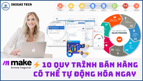 10 quy trình bán hàng bạn có thể tự động hóa ngay với Make
