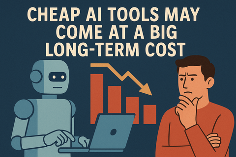 AI Giá Rẻ – Tiết Kiệm Trước Mắt, Nhưng Có Thể Phải Trả Giá Đắt Trong Dài Hạn?