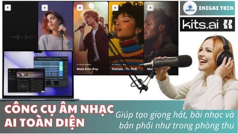 KitsAI – Bộ công cụ AI âm nhạc mạnh mẽ đang thay đổi cách làm nhạc thời hiện đại