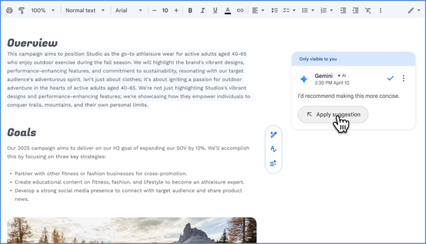 Google Workspace nâng cấp toàn diện với loạt tính năng AI mới: Tự động hóa – Tóm tắt podcast – Trợ lý thông minh