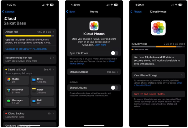 Giải Phóng Không Gian iCloud