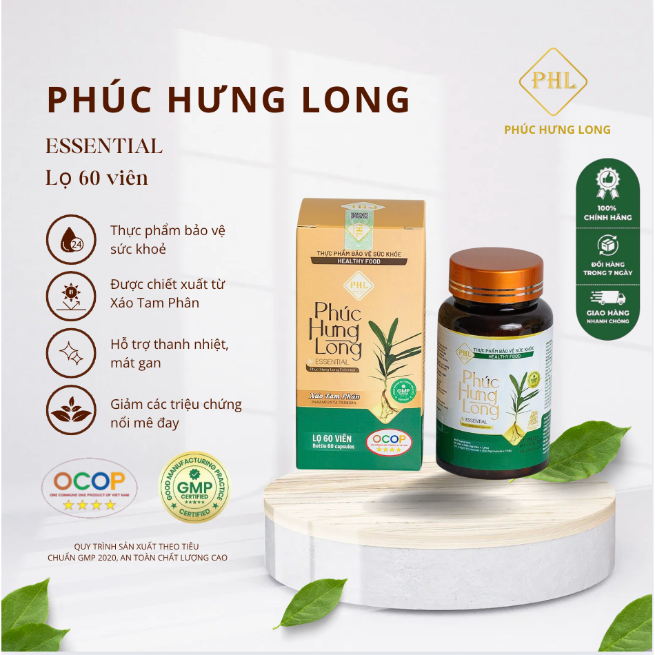 GIỚI THIỆU SẢN PHẨM THỰC PHẨM BẢO VỆ SỨC KHOẺ PHÚC HƯNG LONG ESSENTIAL