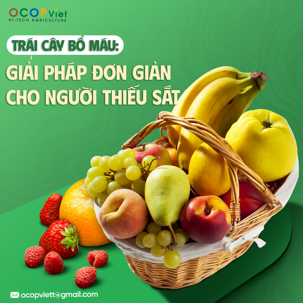 Trái Cây Bổ Máu: Giải Pháp Đơn Giản Cho Người Thiếu Sắt