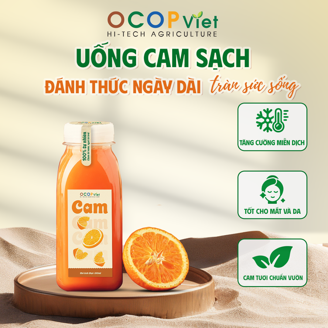 Nước Ép Cam Tươi – Thức Uống Nạp Năng Lượng Cho Mùa Hè