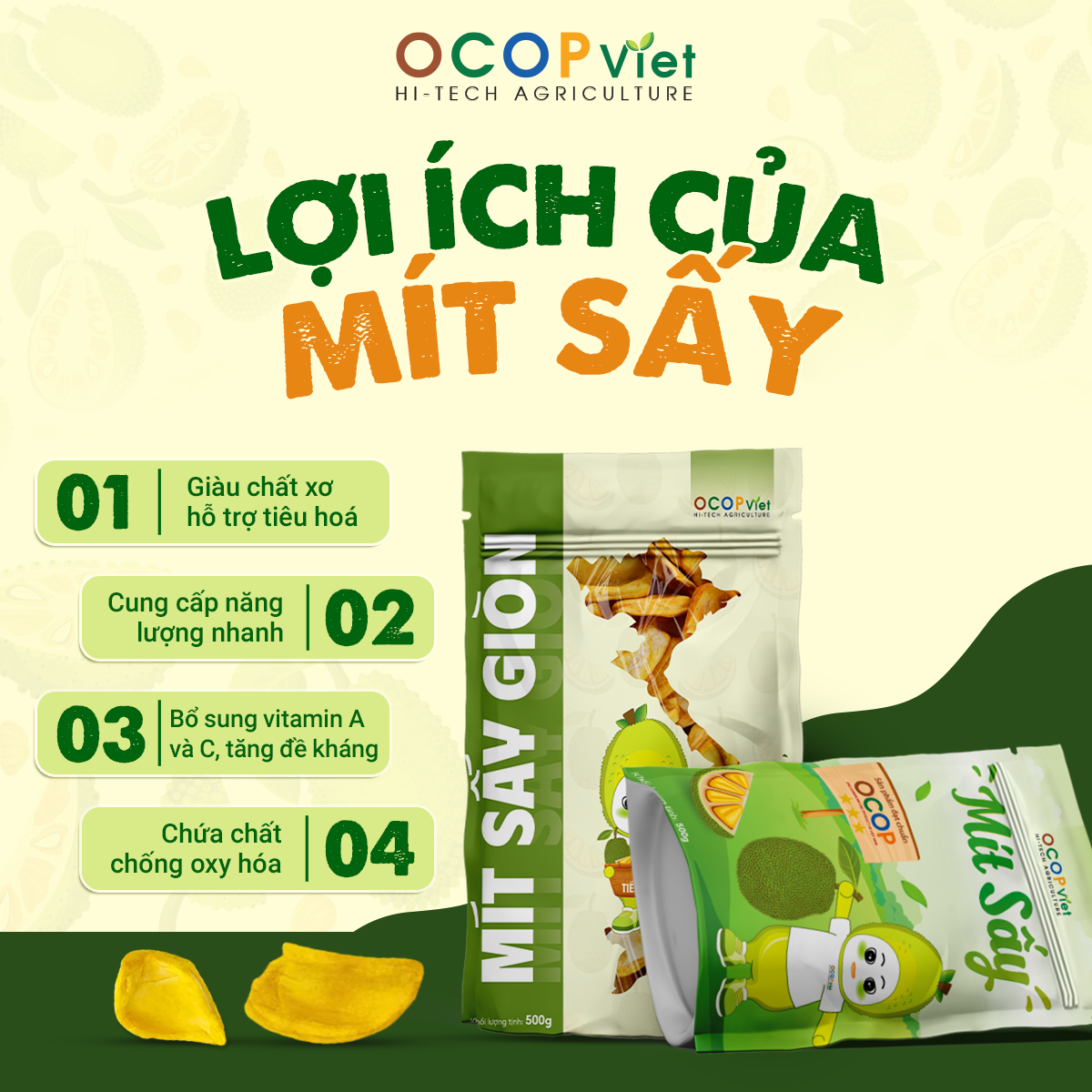 Top 5 Lợi Ích Của Mít Sấy Bạn Không Nên Bỏ Qua