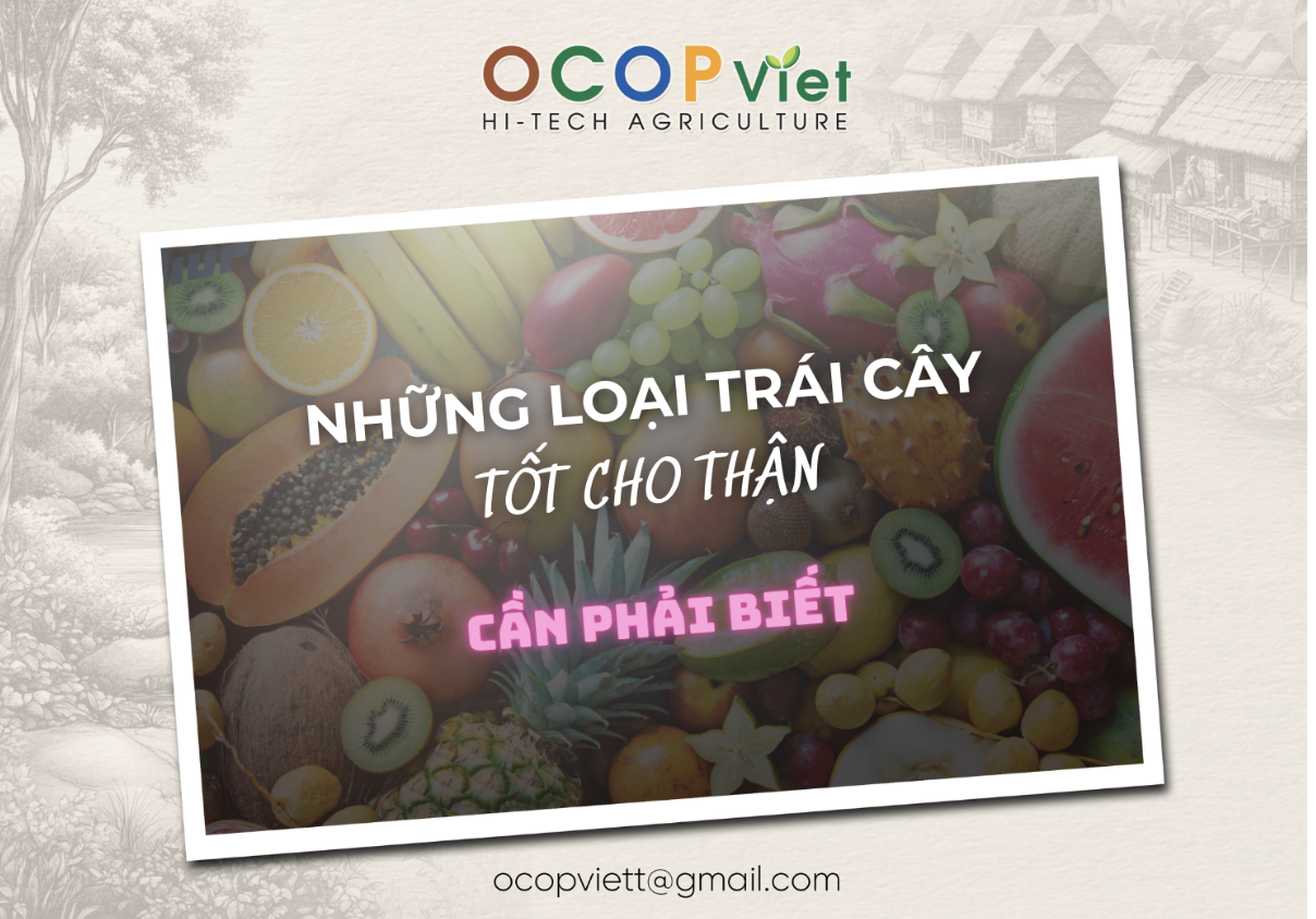 Những loại trái cây tốt cho thận cần phải biết
