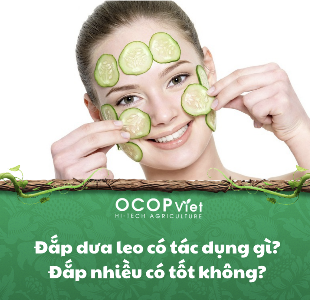 Đắp dưa leo có tác dụng gì? Đắp nhiều có tốt không?