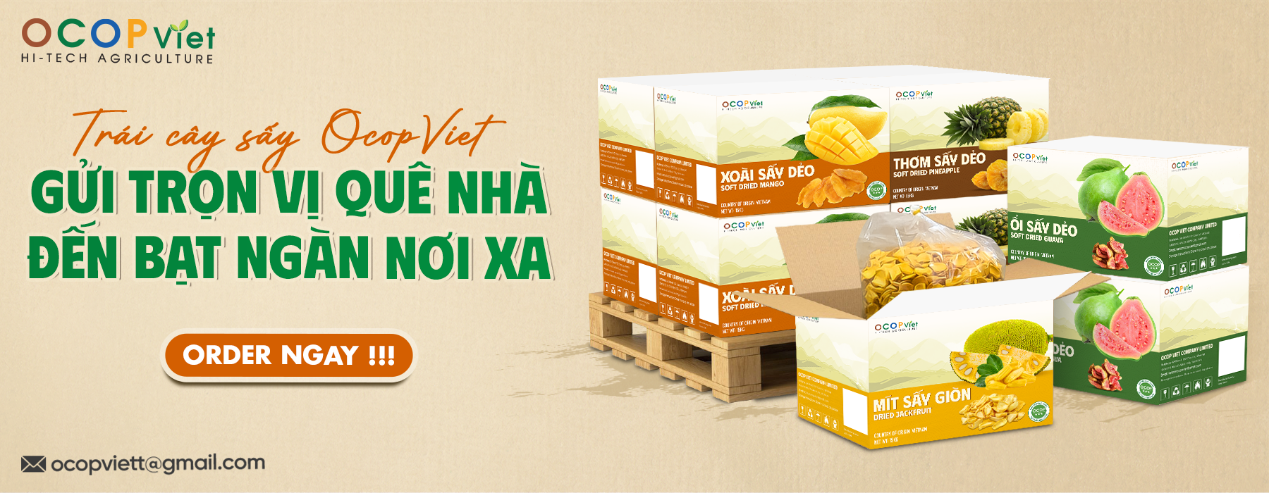 Nông sản sấy khô - hàng xuất khẩu