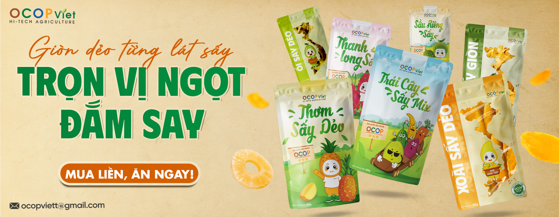 Nông sản sấy khô - lẻ