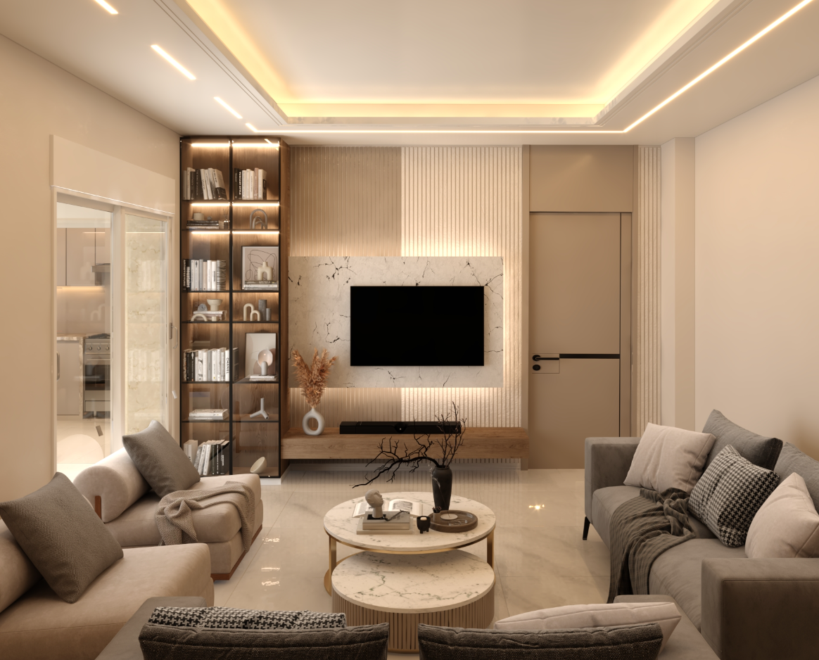 mẫu phòng khách biệt thự