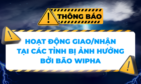 GIAO HÀNG NẶNG THÔNG BÁO LỊCH HOẠT ĐỘNG GIAO/NHẬN CÁC NGÀY 22 & 23/7
