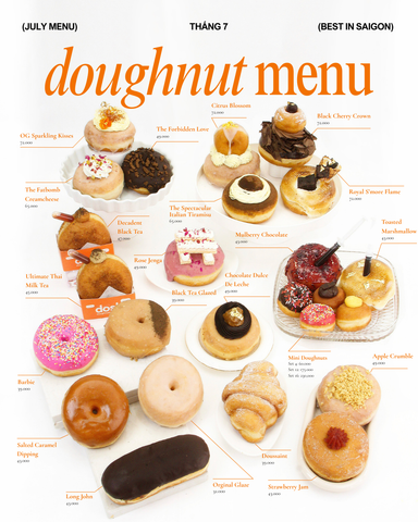 Menu tháng 7 của DOSH có gì?