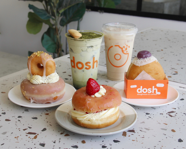 Các vị doughnuts tại DOSH