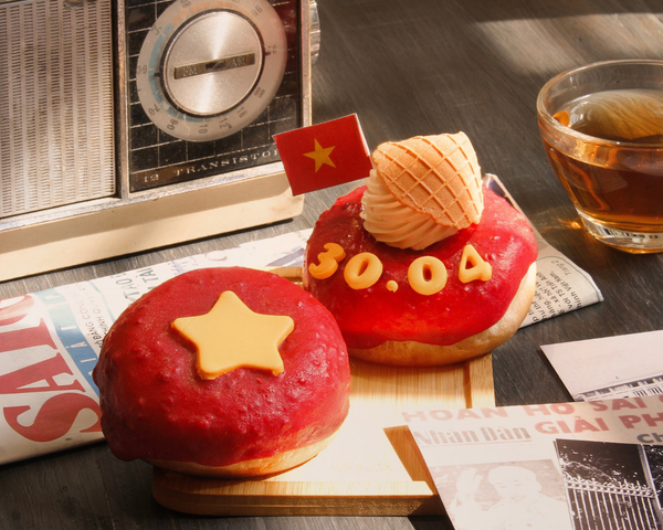 Bộ sưu tập donuts mùa lễ 30/4 tại DOSH