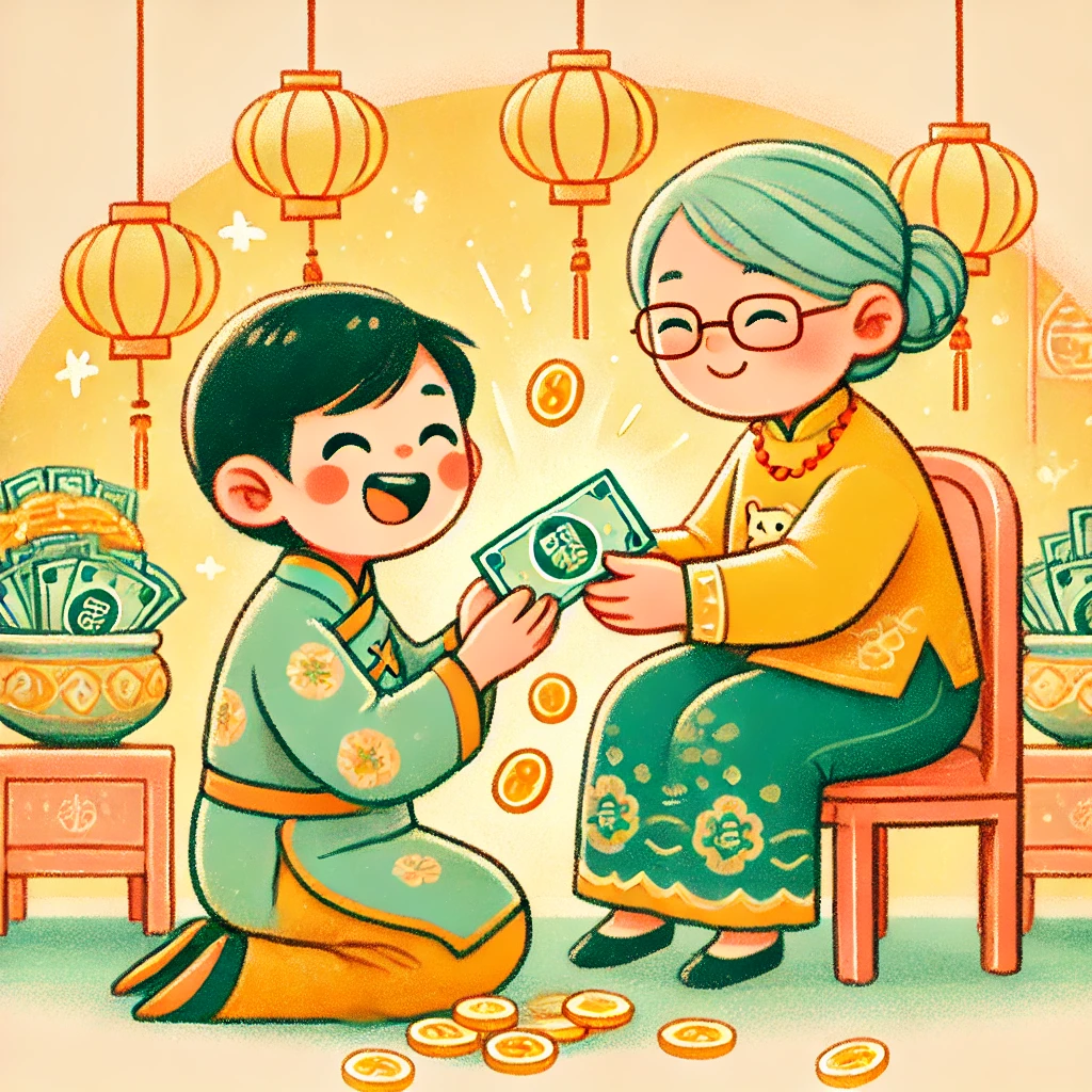 Trẻ chê bai khi nhận quà hay tiền lì xì??