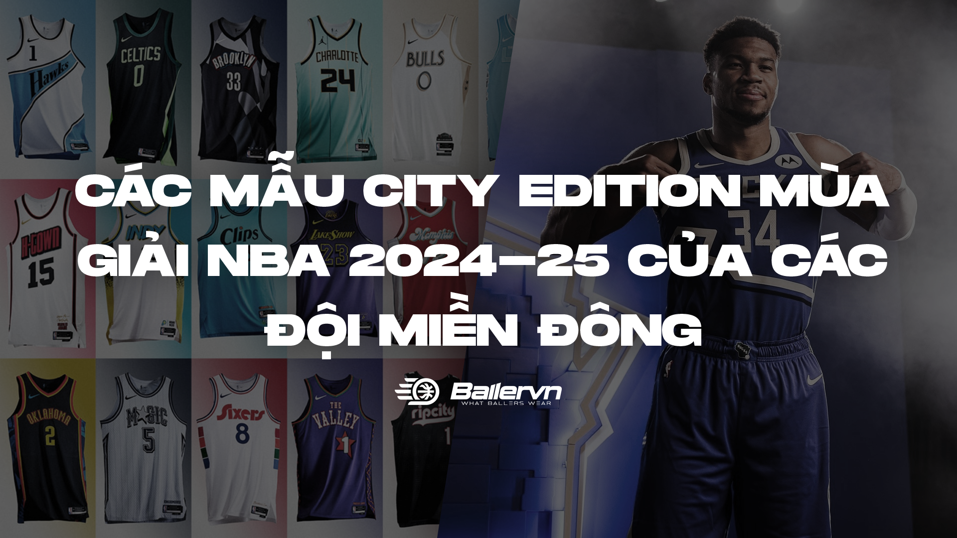 Các mẫu đồng phục City Edition mùa giải NBA 2024 - 25 của các đội Miền Đông