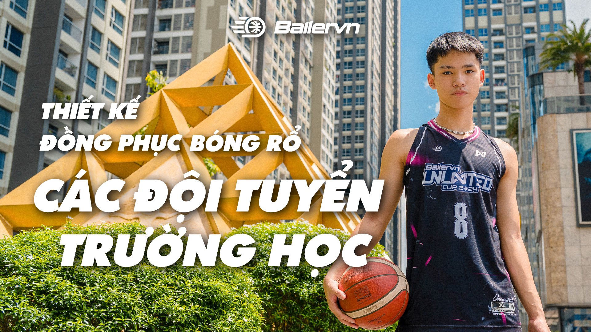 Đồng Phục Bóng Rổ Đội Tuyển Trường Hả? Ballervn Lo Hết!