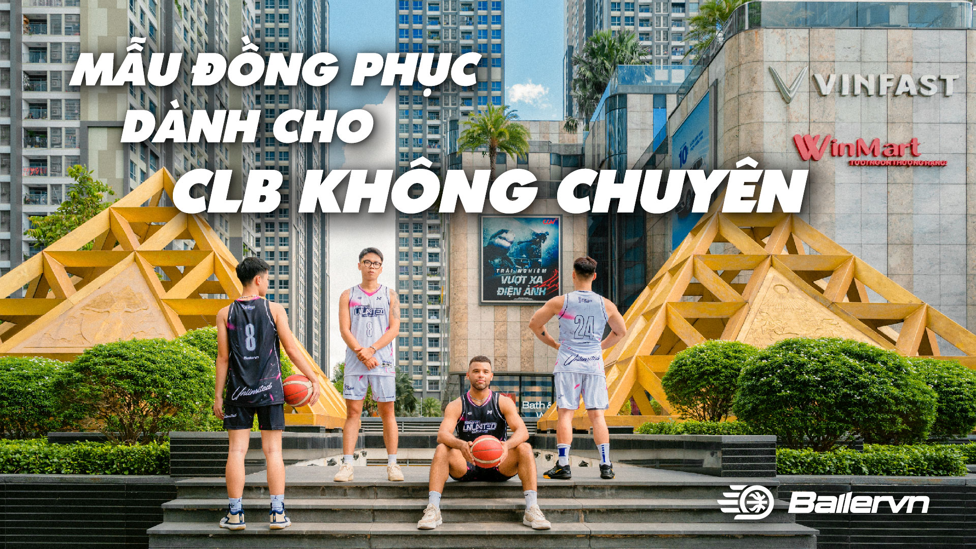 Bứt Phá Phong Cách Cùng Ballervn: Mẫu Đồng Phục Bóng Rổ Đẹp Cho Câu Lạc Bộ Không Chuyên