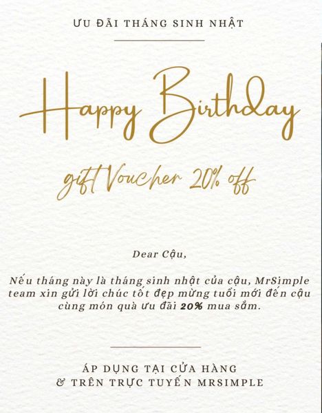 Chúc Mừng Sinh Nhật Cậu
