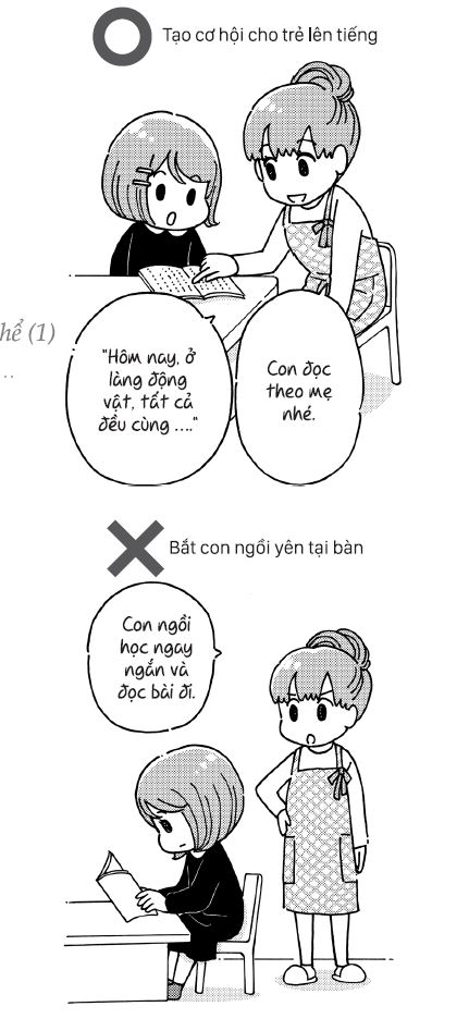 Hãy để trẻ có cơ hội được nói thành tiếng