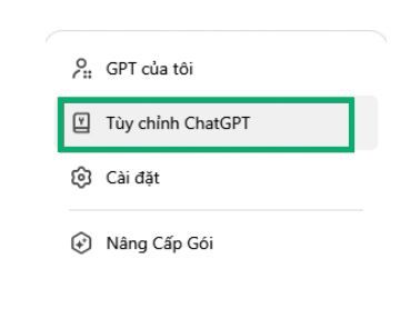 Tùy chỉnh ChatGPT