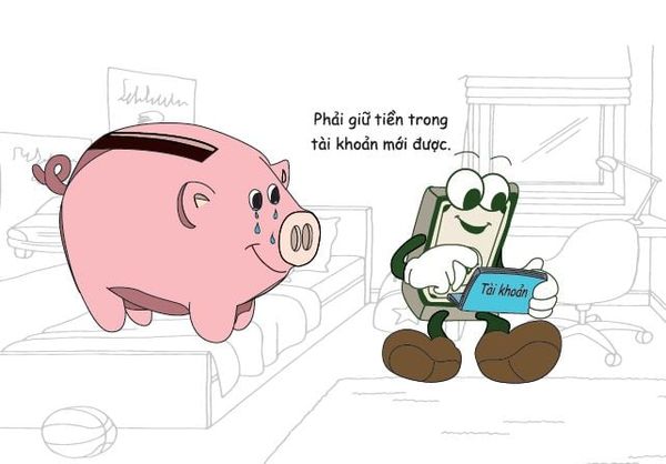 Chỉ nên dùng heo đất để tiết kiệm số tiền ban đầu thôi nhé các em!