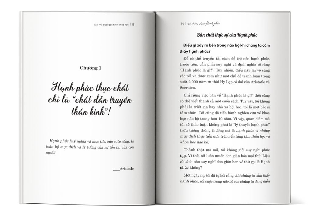 Nội dung trong sách Ba tầng của hạnh phúc – Giải mã dưới góc nhìn khoa học