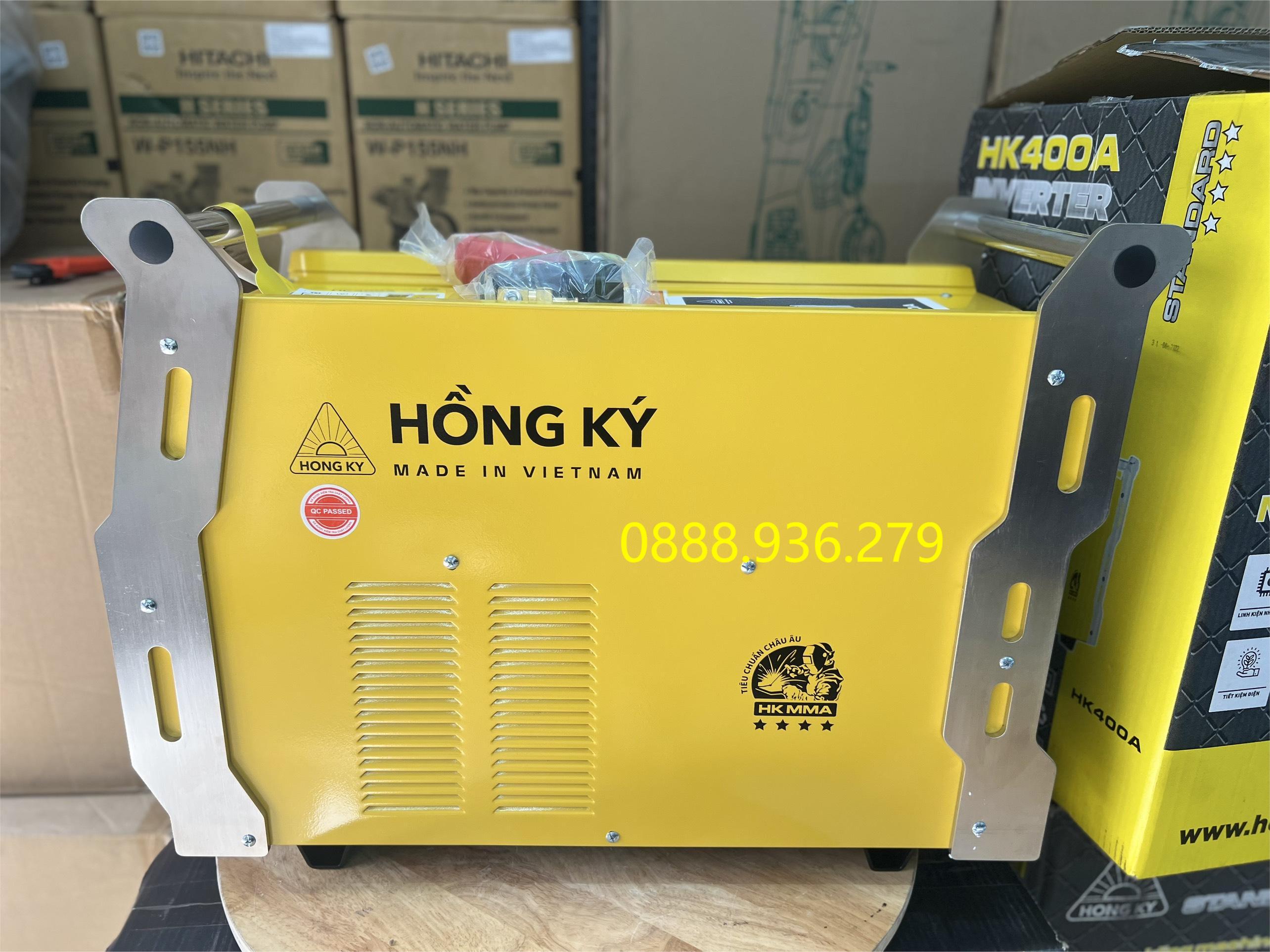 Máy hàn Hồng Ký HK400A inverter que điện tử bền bỉ