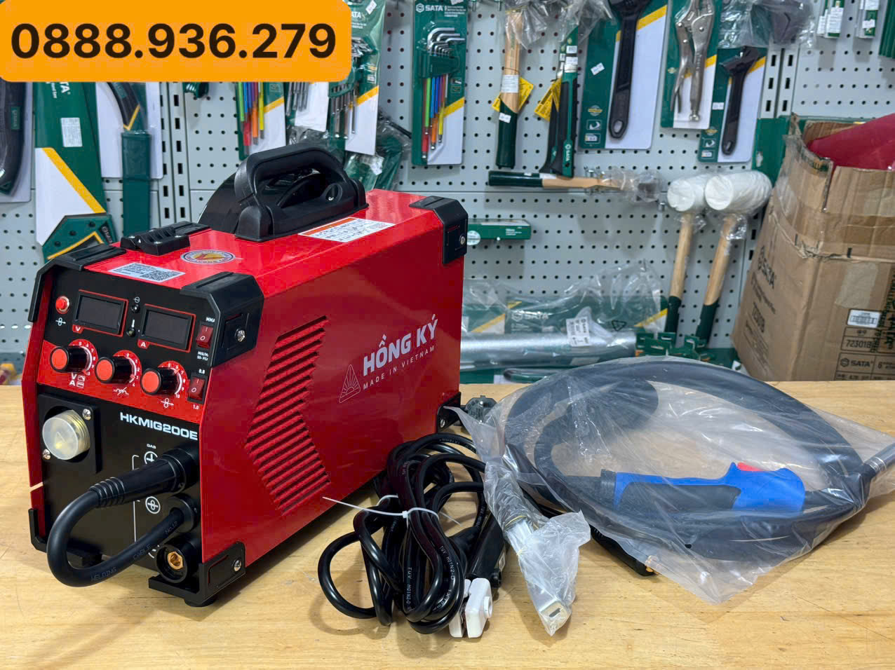 Máy hàn Hồng Ký HK MIG 200E đa năng, Mig MMA, giá tốt