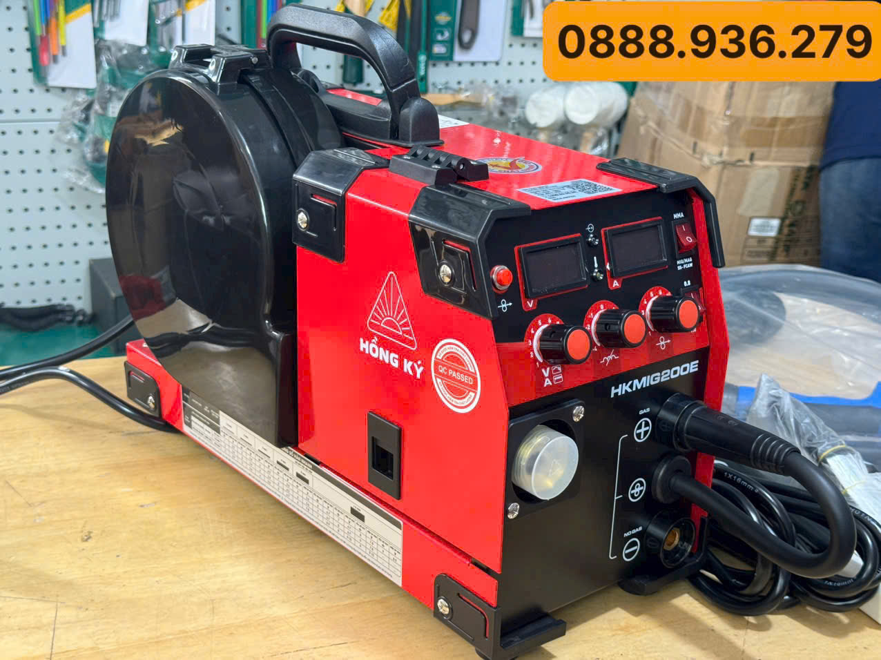 Máy hàn Mig & MMA Hồng Ký HK MIG 200E chính hãng, máy hàn đa năng, bền bỉ