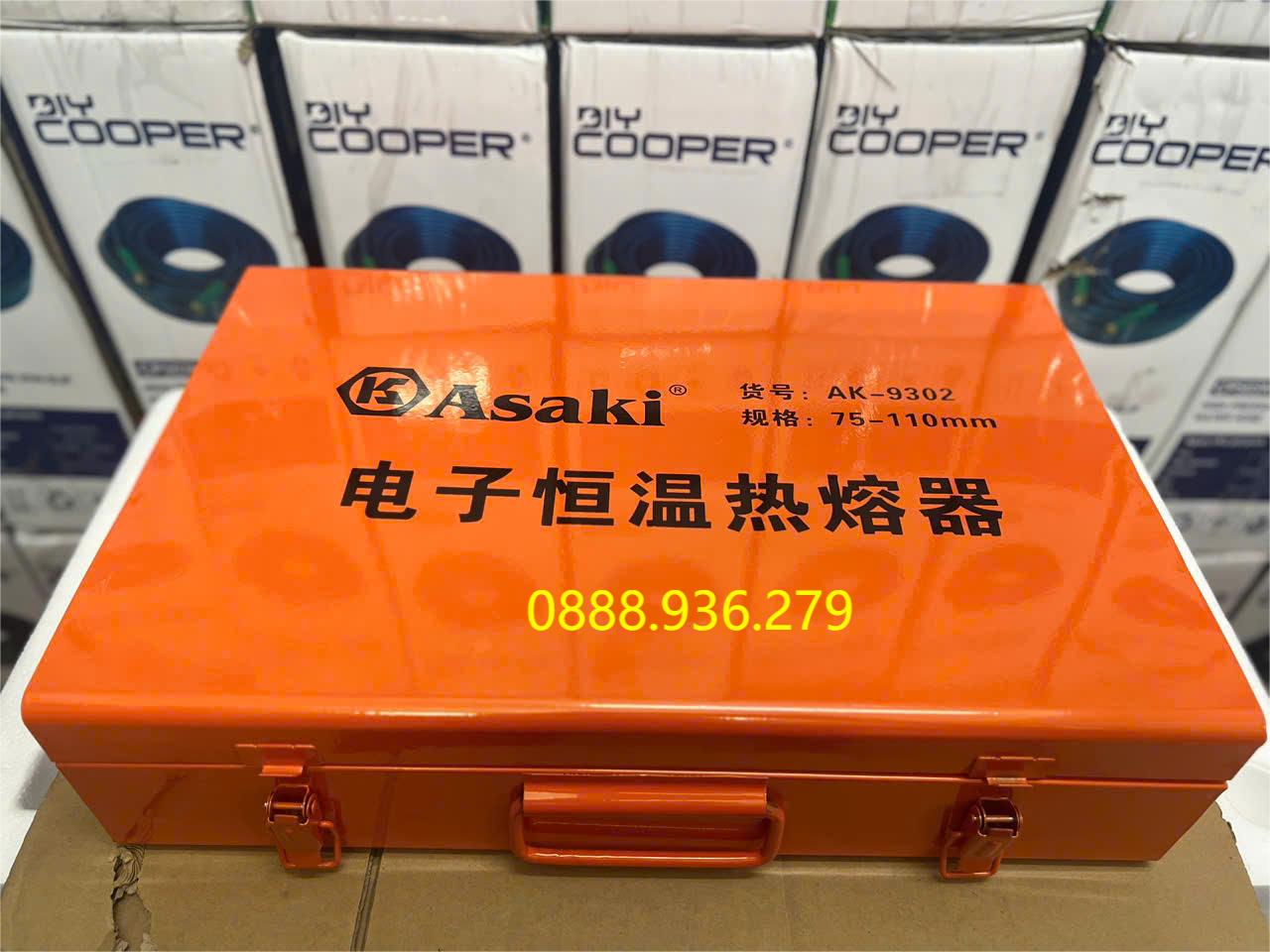 Máy hàn PP-R Asaki AK-9302 giá tốt, hộp sắt bền bỉ