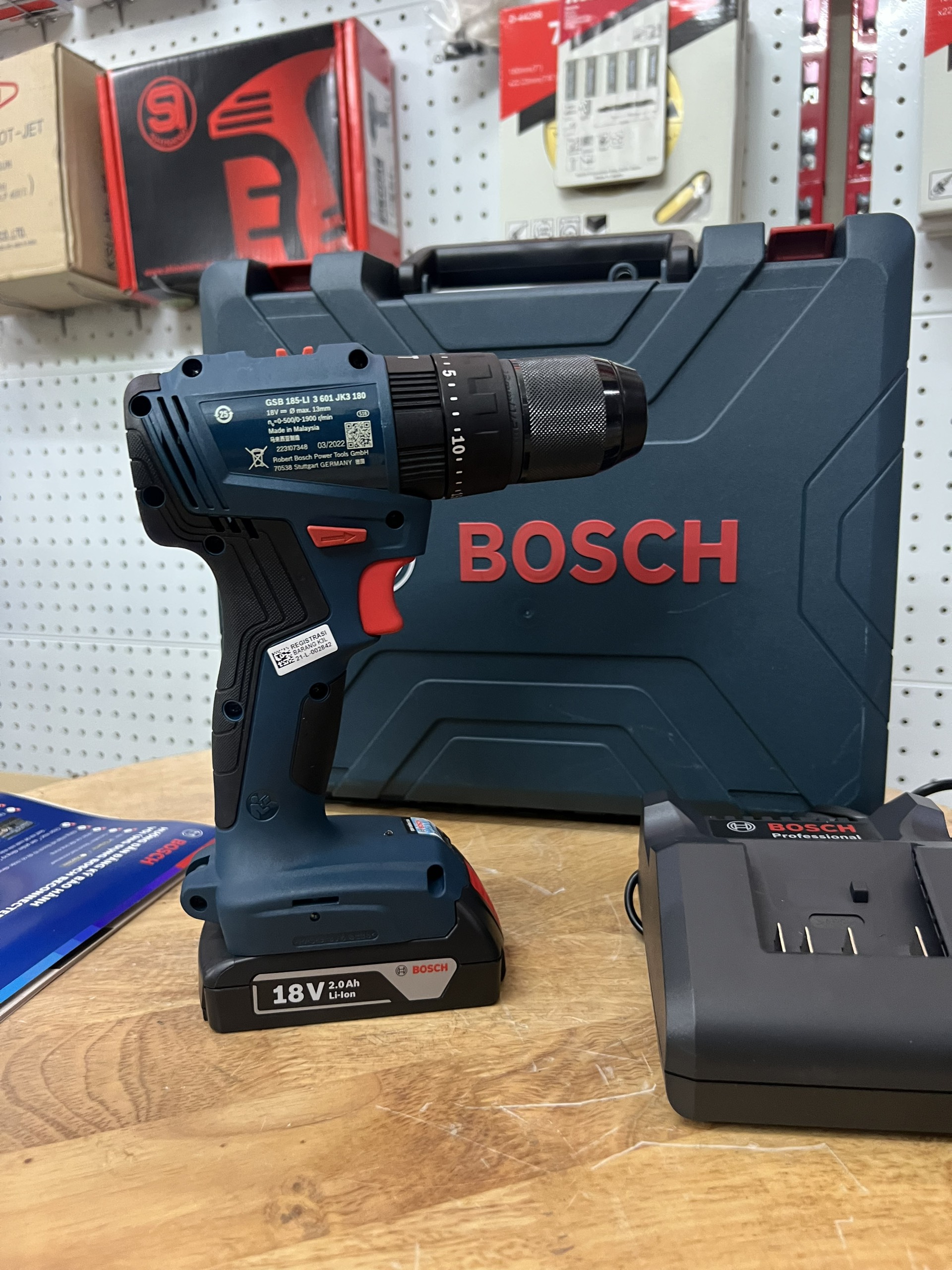 Thân máy khoan động lực 18V Bosch GSB 183-LI (solo)