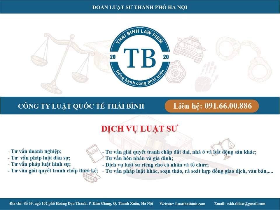 Dịch vụ Luật sư chuyên nghiệp tại Hà Nội – Công ty Luật TNHH Quốc Tế Thái Bình (vnluatsu)