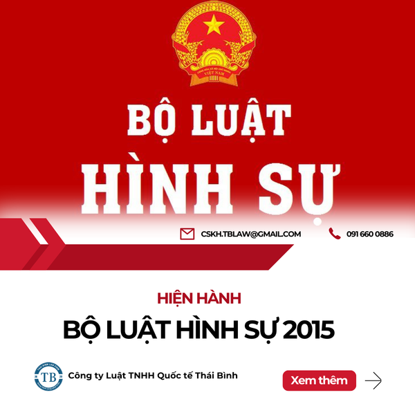 Mới nhất: Bộ luật Hình sự 2015