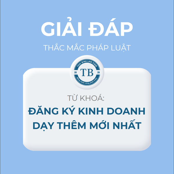 Thủ tục đăng ký hộ kinh doanh dạy thêm năm 2025 mới nhất.