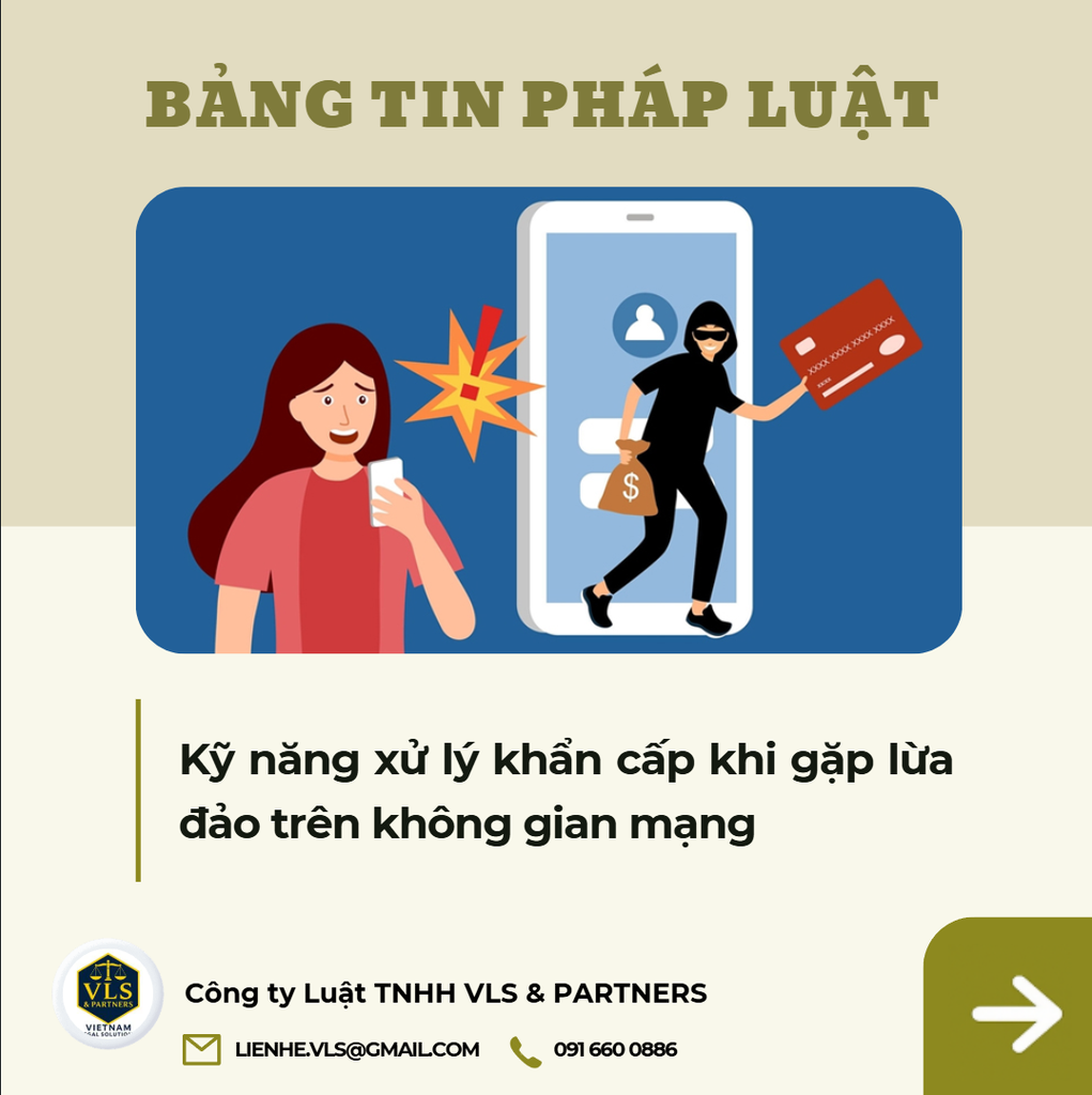 5 kỹ năng và 6 lưu ý để xử lý kịp thời khi gặp phải lừa đảo trên không gian mạng.