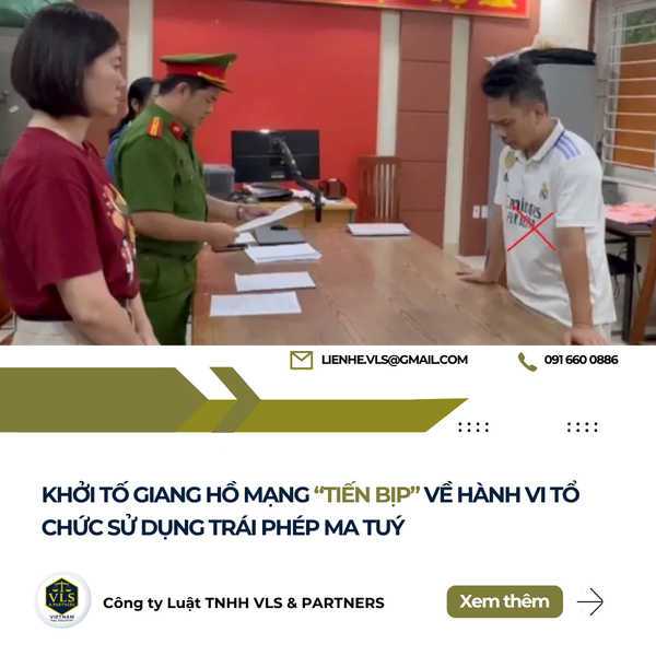 Tiến Bịp bị khởi tố, bắt tạm giam vì tổ chức sử dụng trái phép chất ma túy