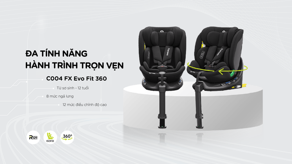 Ghế ngồi ô tô trẻ em Reebaby chính thức 