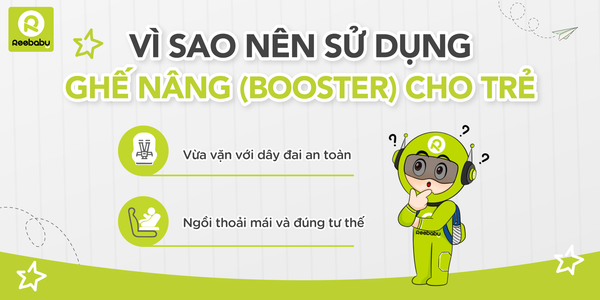 Vì sao nên sử dụng ghế hỗ trợ cho trẻ?