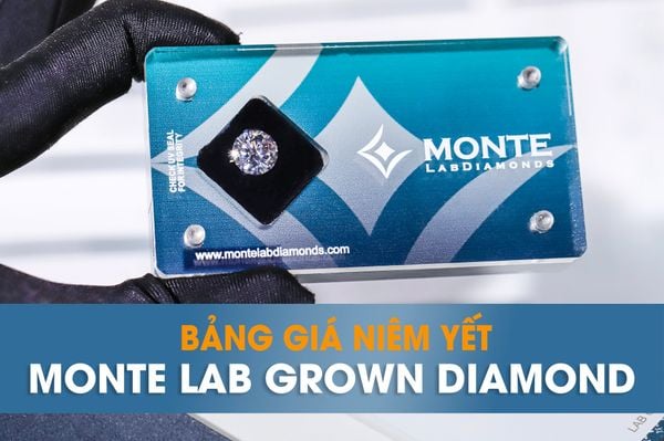 Bảng Giá Tham Khảo Kim Cương Nuôi Cấy Monte Lab Grown Diamond Chính Hãng tại Vgems