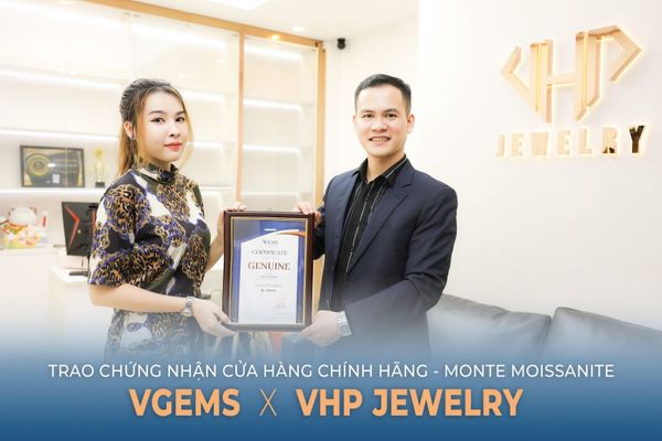 VHP Jewelry Trở Thành Cửa Hàng Chính Hãng Phân Phối Monte Moissanite