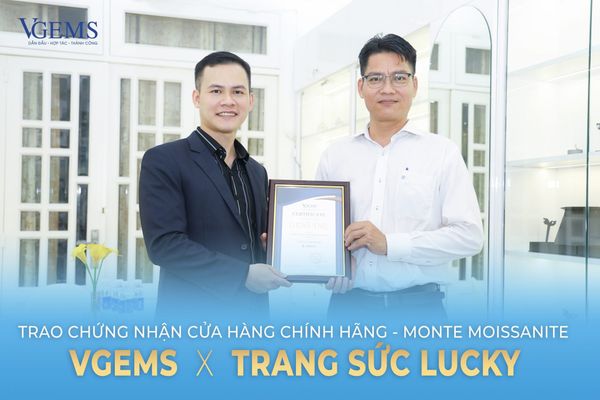 Trang Sức Lucky Trở Thành Cửa Hàng Chính Hãng Phân Phối Monte Moissanite