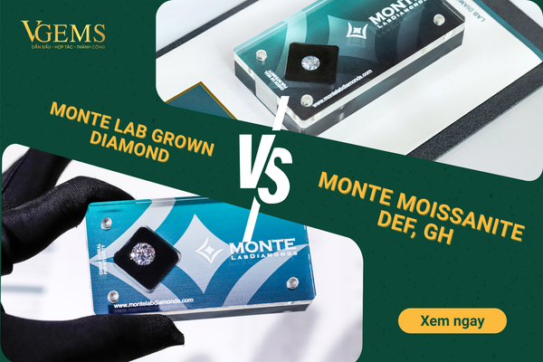 Phân Biệt Các Sản Phẩm Monte Lab Grown Diamond, Monte Moissanite DEF & GH